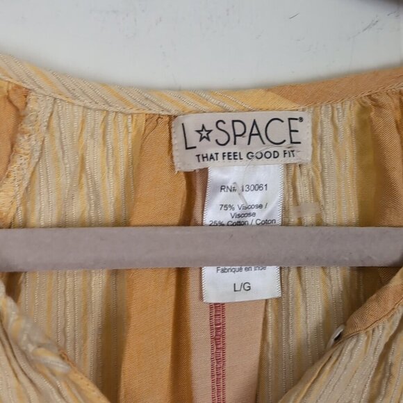 L*Space vida Striped Vacay dress Large - Picture 5 of 9